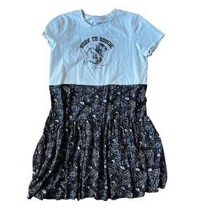 Levi's White Graphic Tee Dress